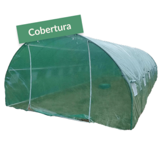 Cobertura Estufa 10m x 4m x 2,3m AE2.3